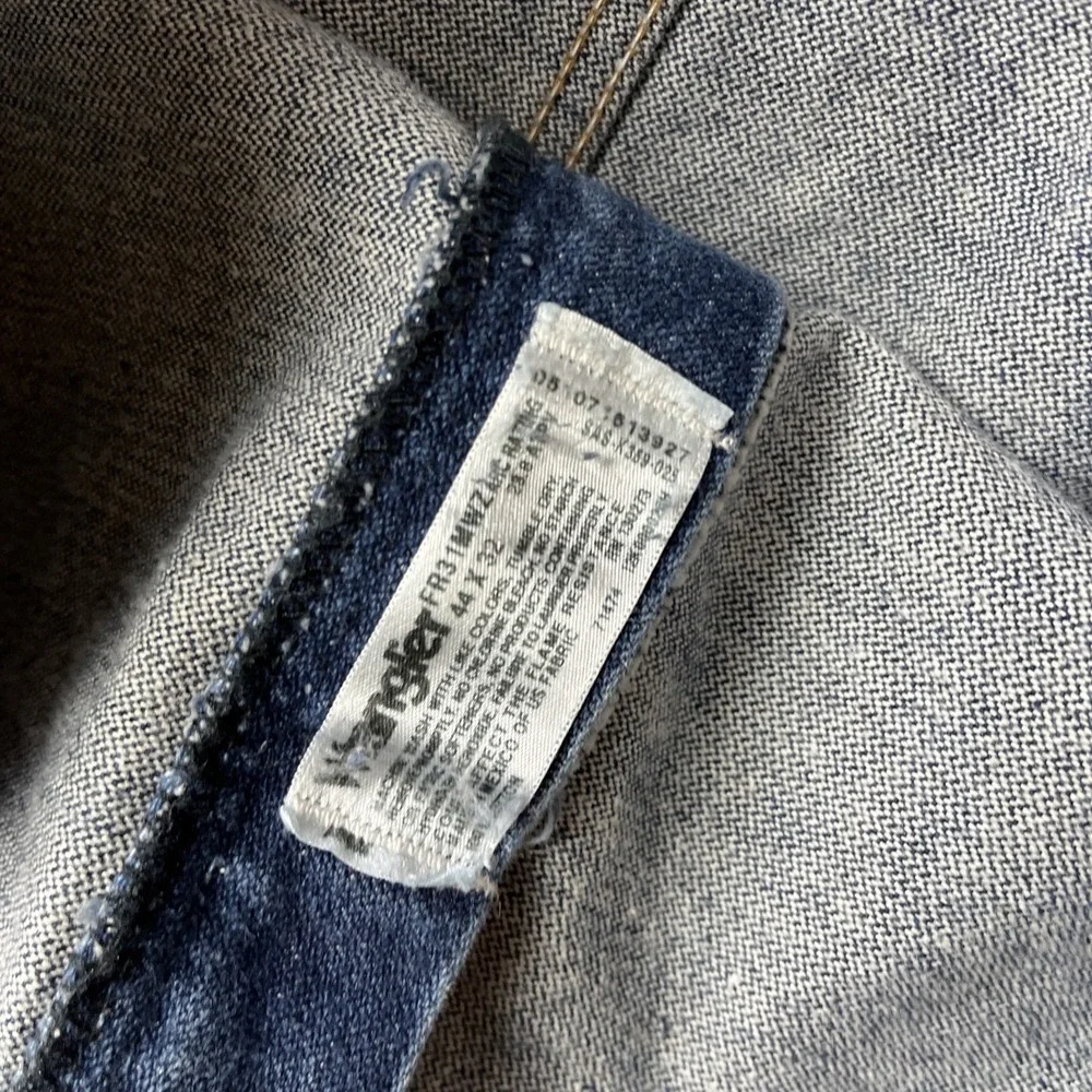 Wrangler Jeans Mens 44x32 FR 13 Original‎ FR13MWZ Flame Resistant Blue High Rise